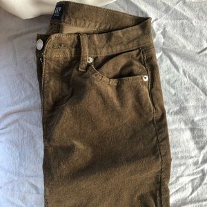 Corduroy skinny jeans